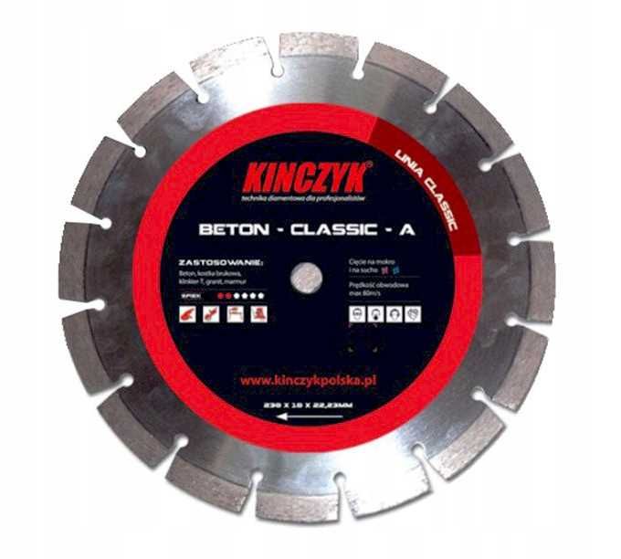 Tarcza Diamentowa Kinczyk Classic-A 125x10x22.23 mm do Betonu