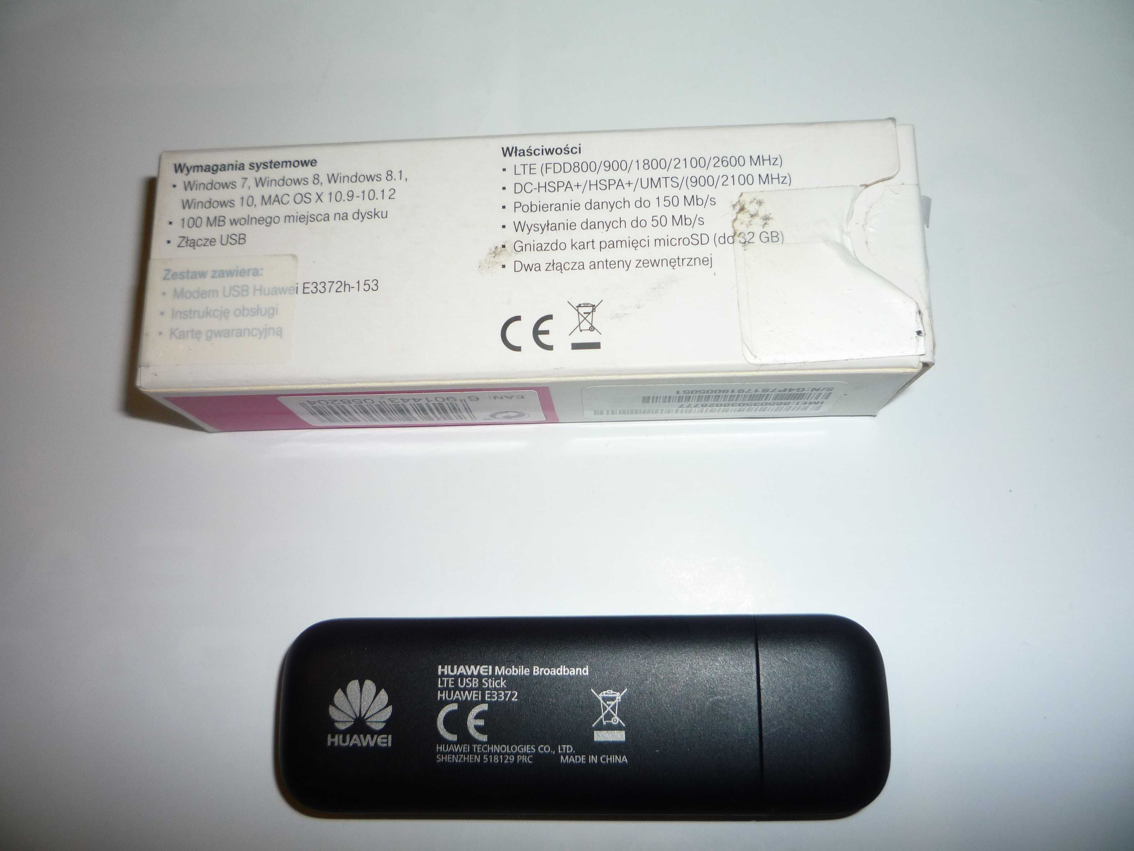 Modem USB 4G LTE Huawei E3372