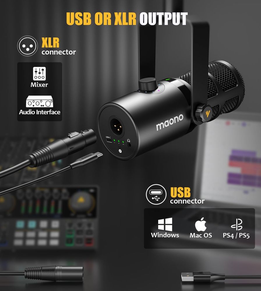 Мікрофон професійний Maono PD400X