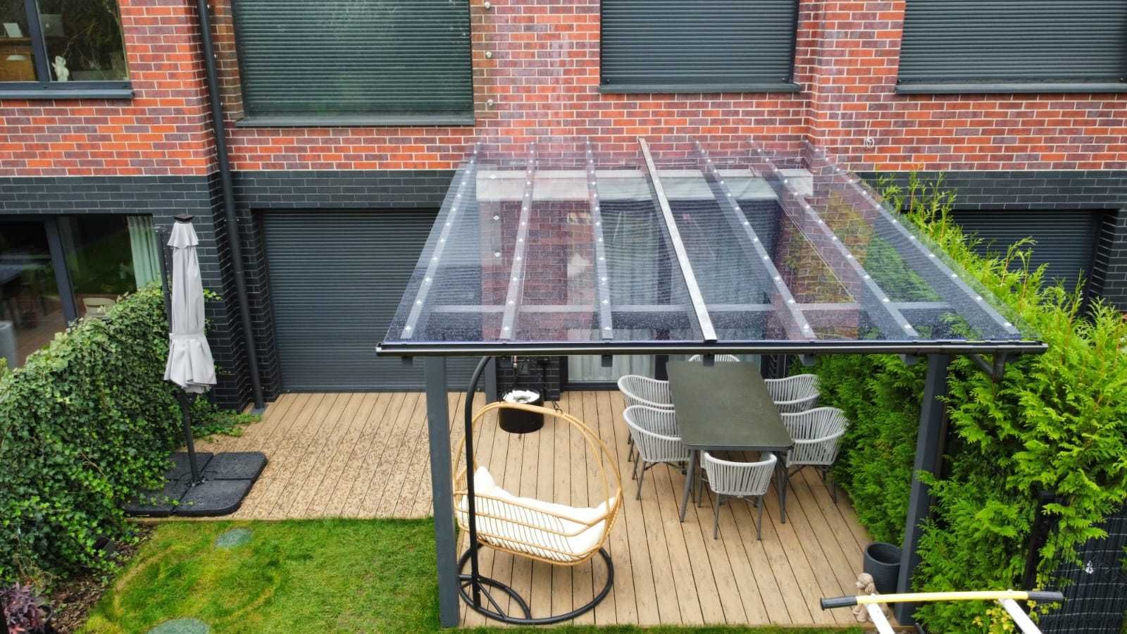 Poliwęglan lity UV2 Włoski Bezbarwny 5mm 6mm zadaszenia pergola tarasy