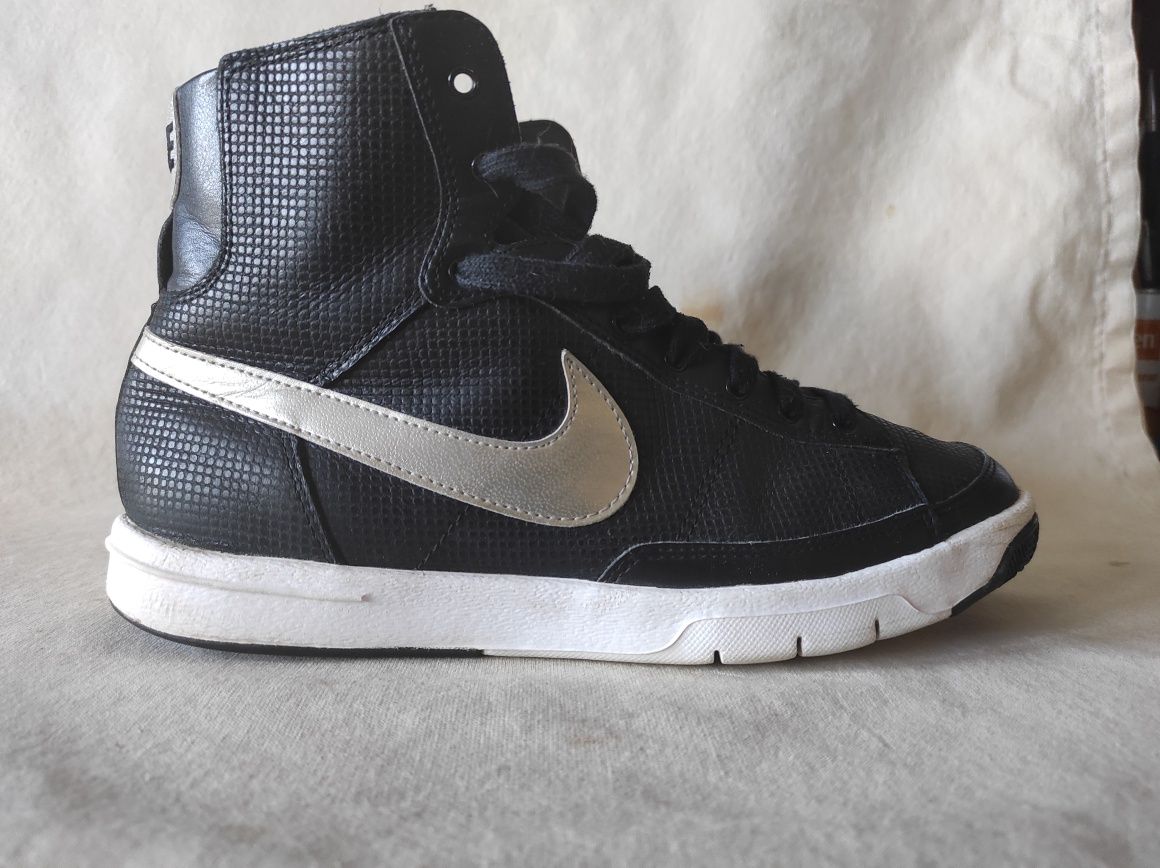 Buty sportowe damskie czarne Nike blazer MID nr 38 skóra