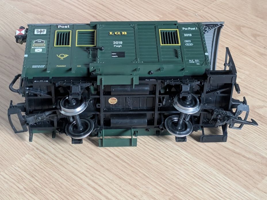 Tanią wagon pocztowy elektryczny LGB skala g