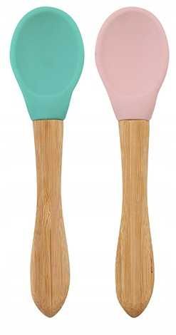 Łyżeczki do nauki samodzielnego jedzenia MINIKOIOI zestaw 2 sztuki
