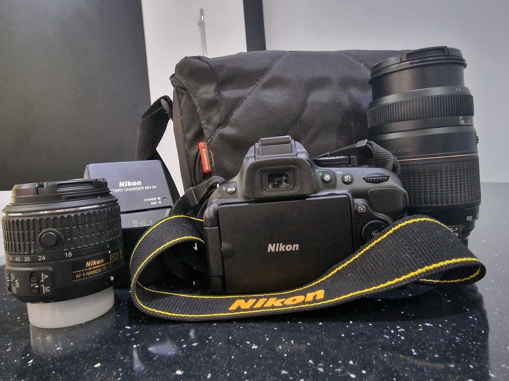 Nikon D5200 + obiektywy