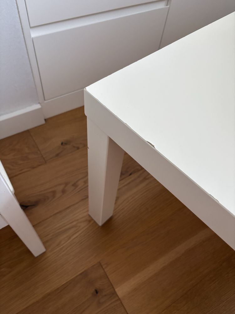 Krzesełko Sundvik i stolik Ikea Lack