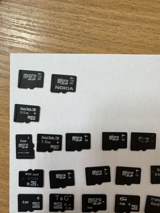 Micro sd карти памʼяті лот