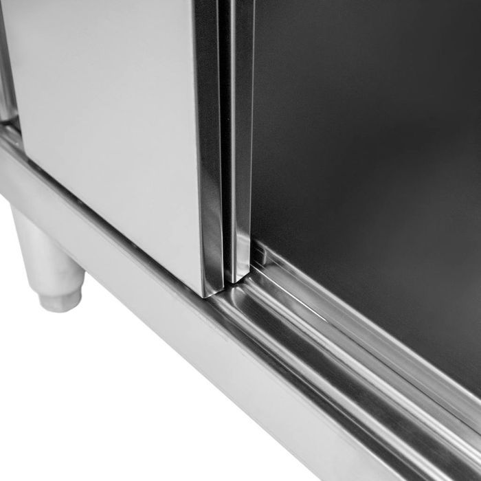 Stół gastronomiczny centralny przelotowy z szafką Mega-M 150x70x85 cm