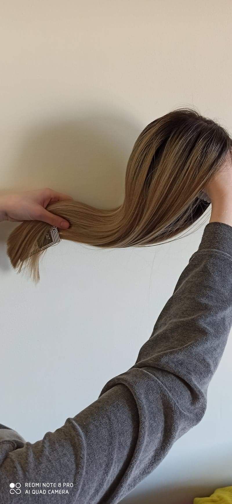 Peruka lace front blond