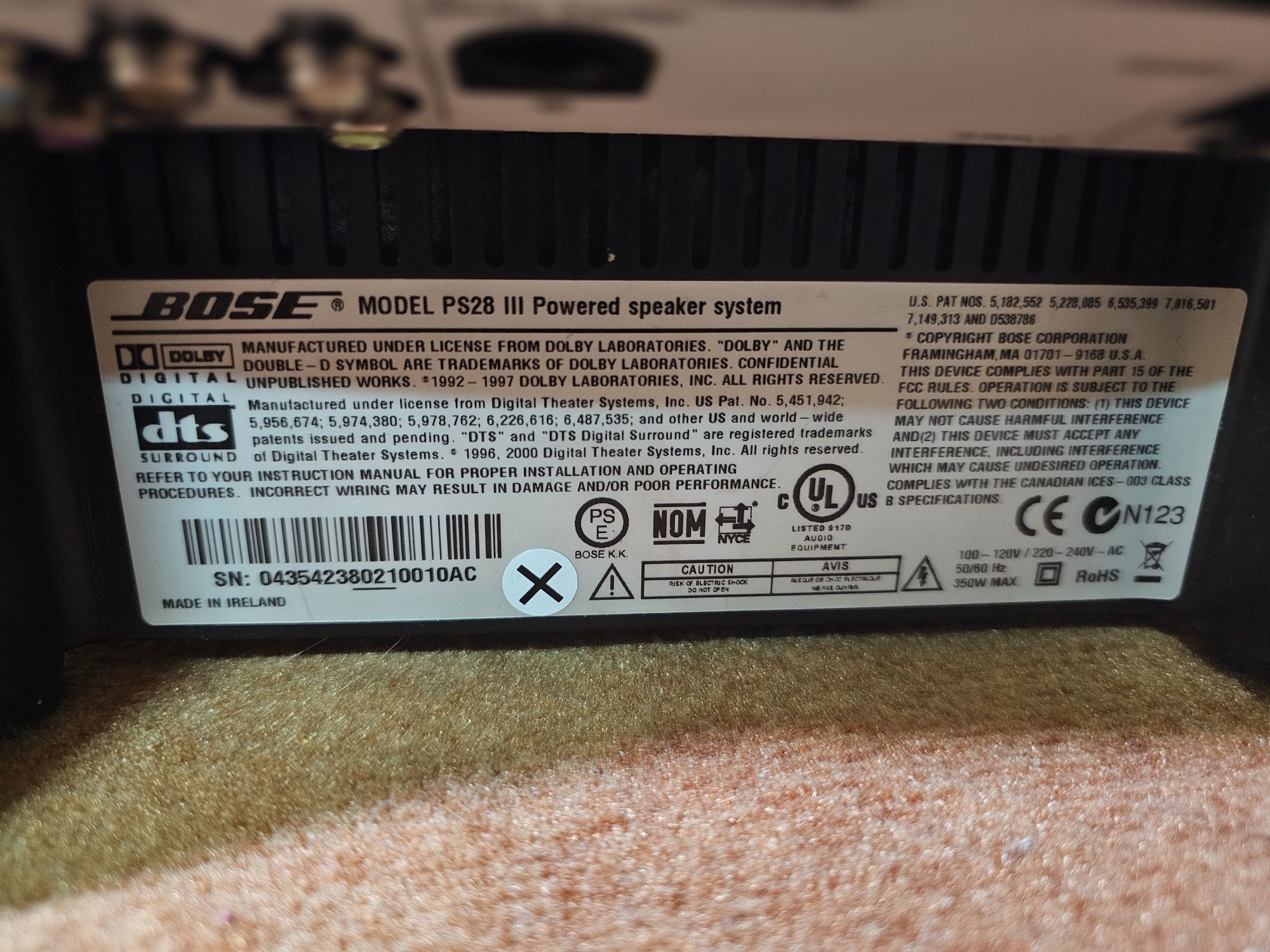 Kino Domowe BOSE PS28