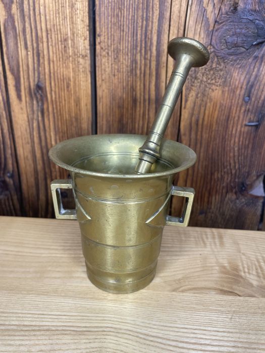 Moździerz z mosiądzu mosiężny S487