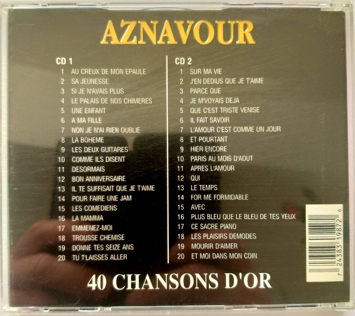 Aznavour 40 Chansons D'or 2CD 1994r