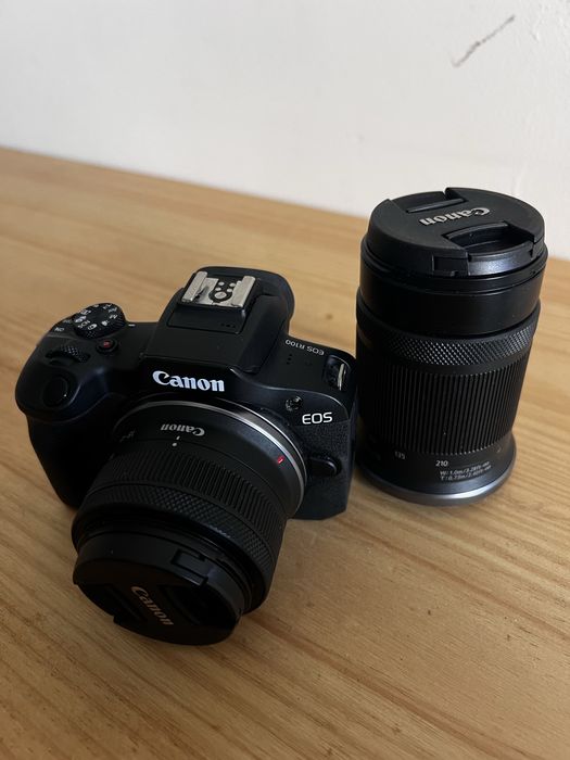 Camera canon r100 + 2 lentes