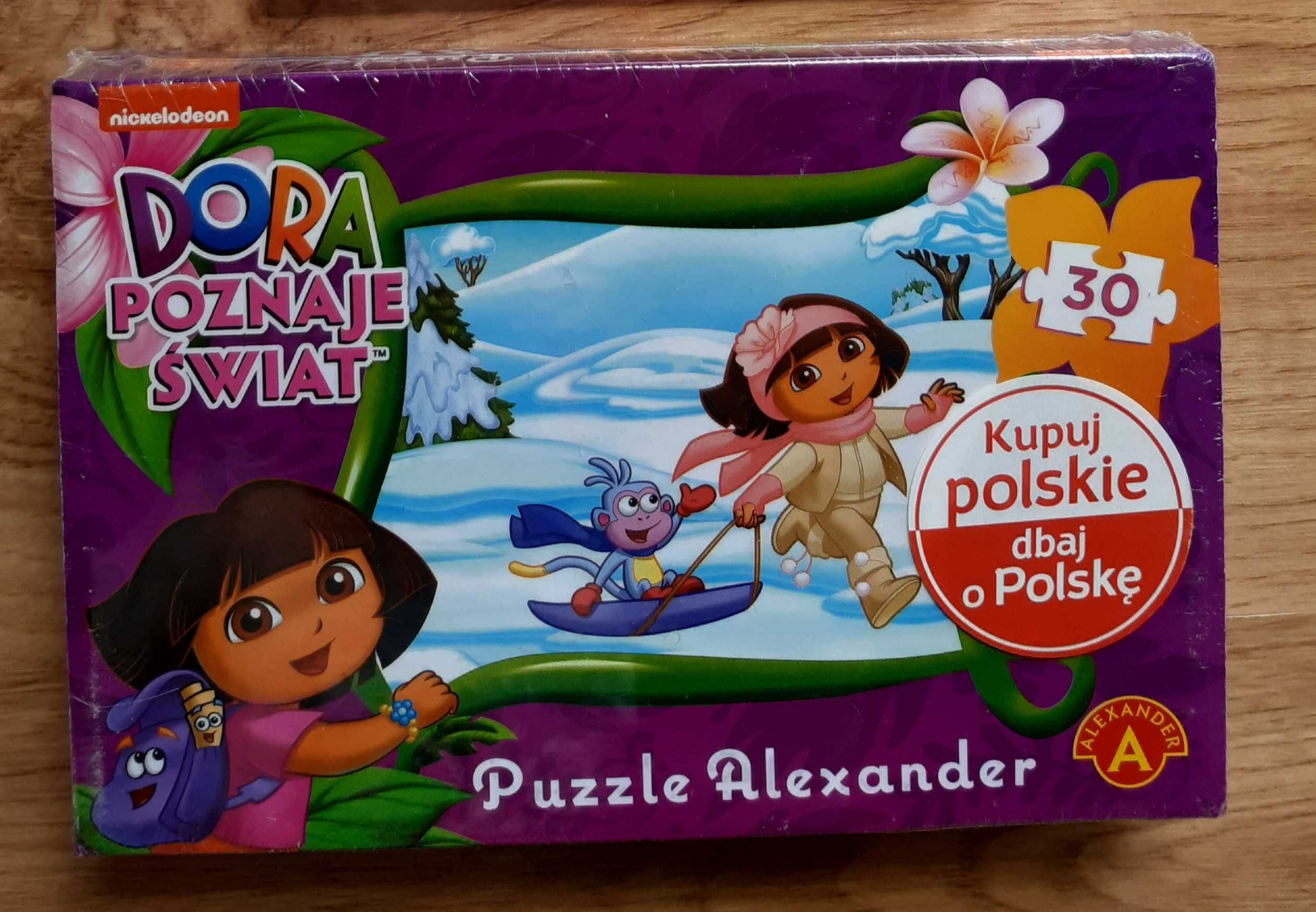 nowe puzzle Dora poznaje świat, 30 elementów