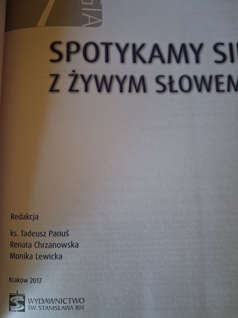 Podręcznik do religii klasa 7