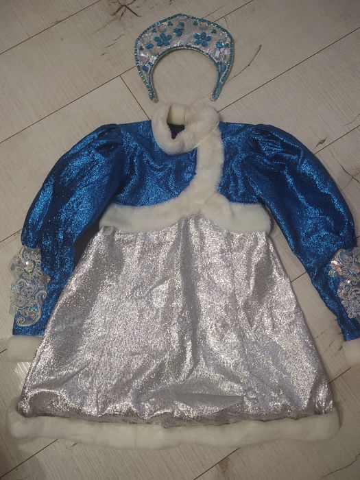 Костюм новогодний снегурочка