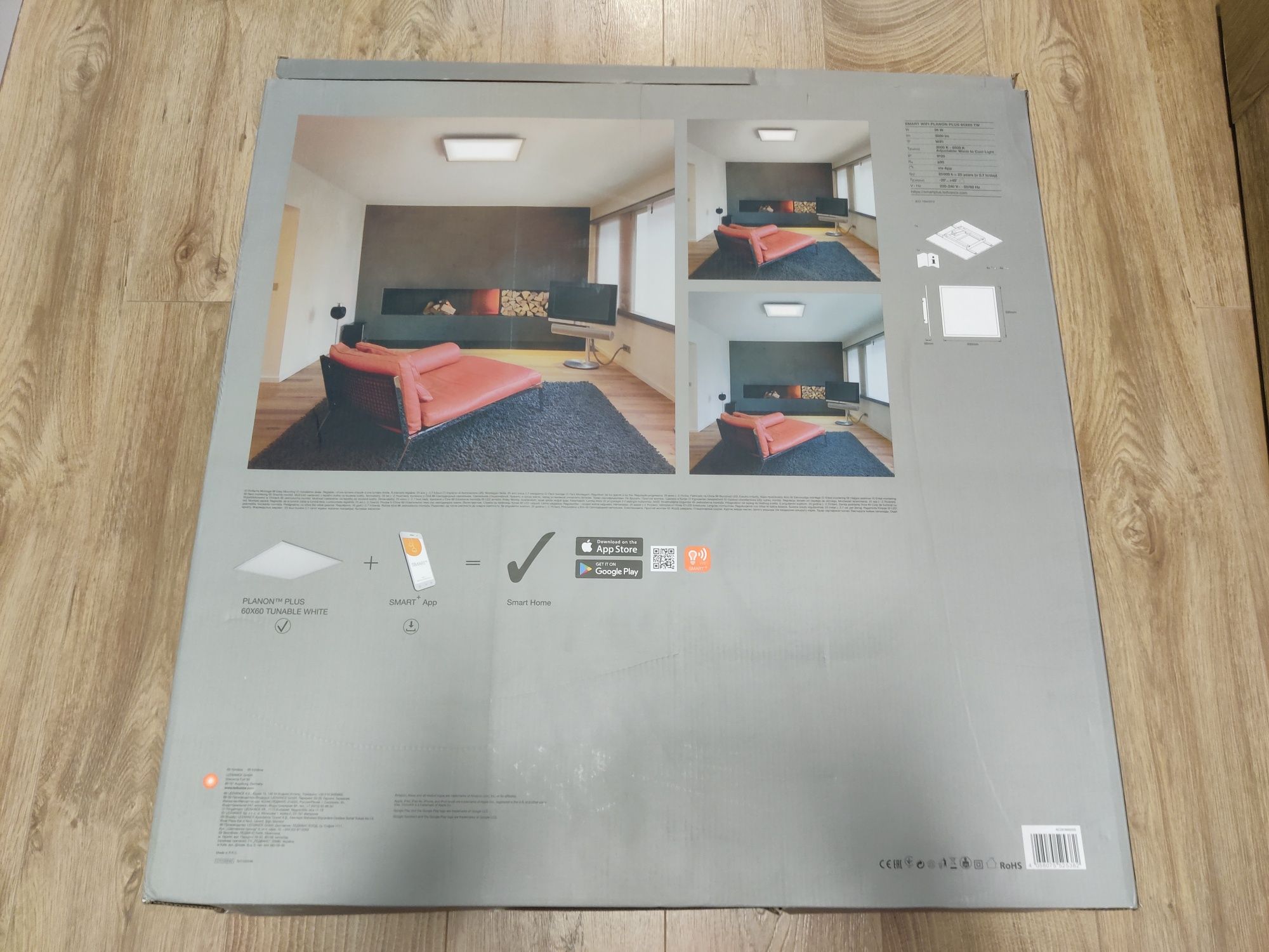 Plafon Ledvance planon 60x60 WiFi ściemniany z wyborem barw