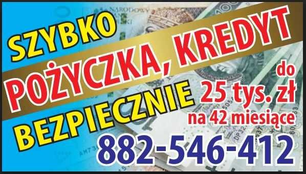 Pożyczka PRYWATNA, POZABANKOWA bez BIK i BAZ - lubelskie, podkarpackie