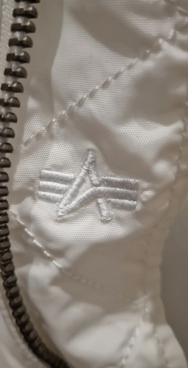 Alpha Industries MA-1 TT White kurtka lotnicza bomberka nowa