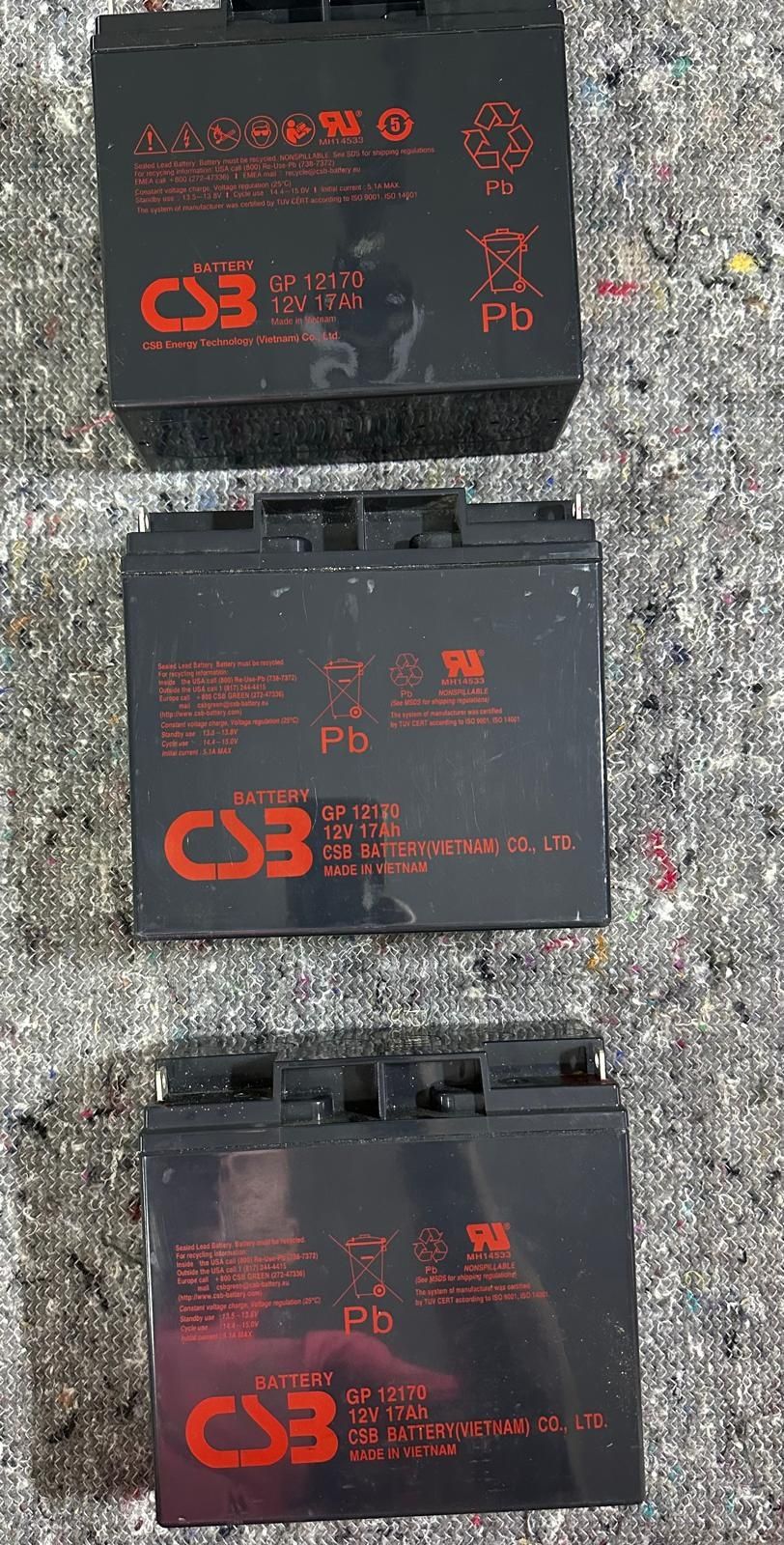 Baterias CSB modelo GP12170