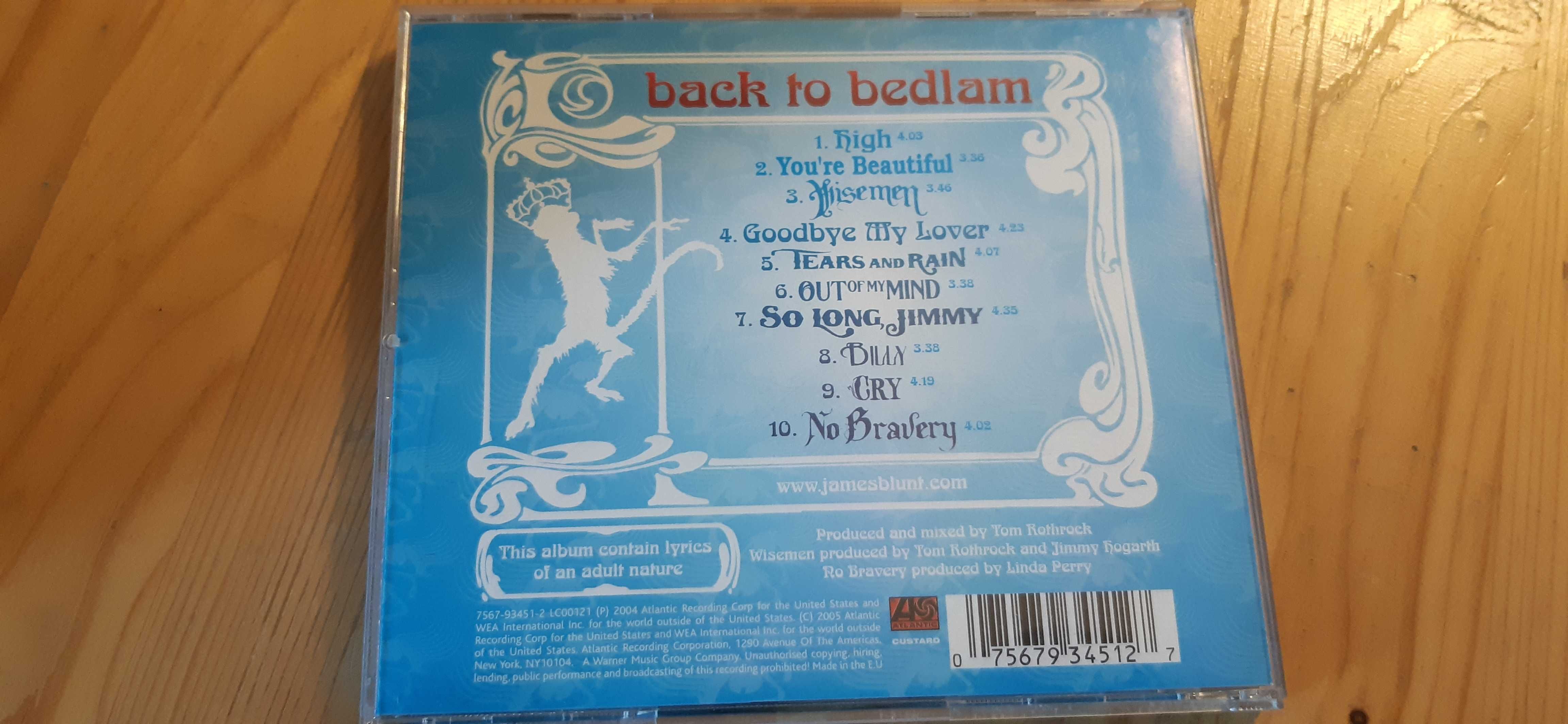 James Blunt – Back To Bedlam [CD]