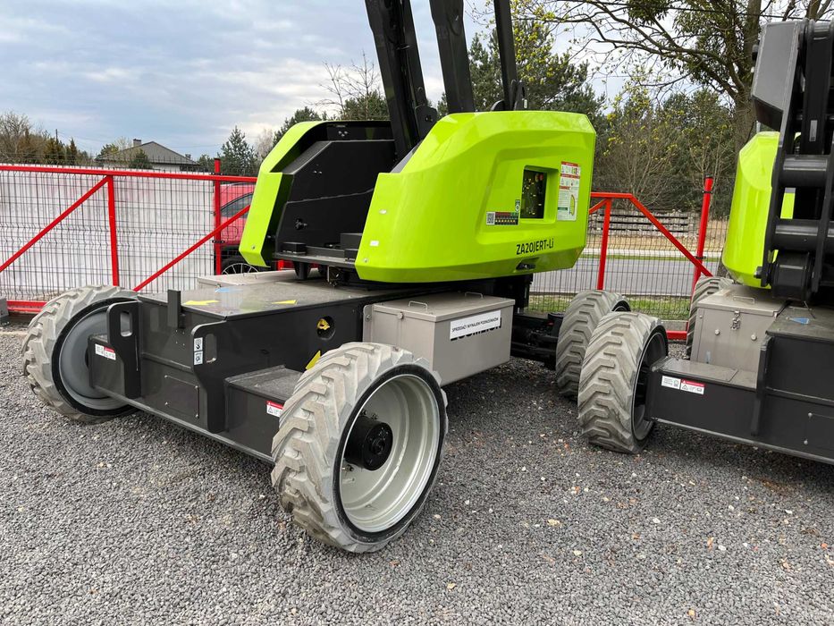 Podnośnik przegubowy elektryczny  22m, terenowy, napęd 4x4 - wynajem