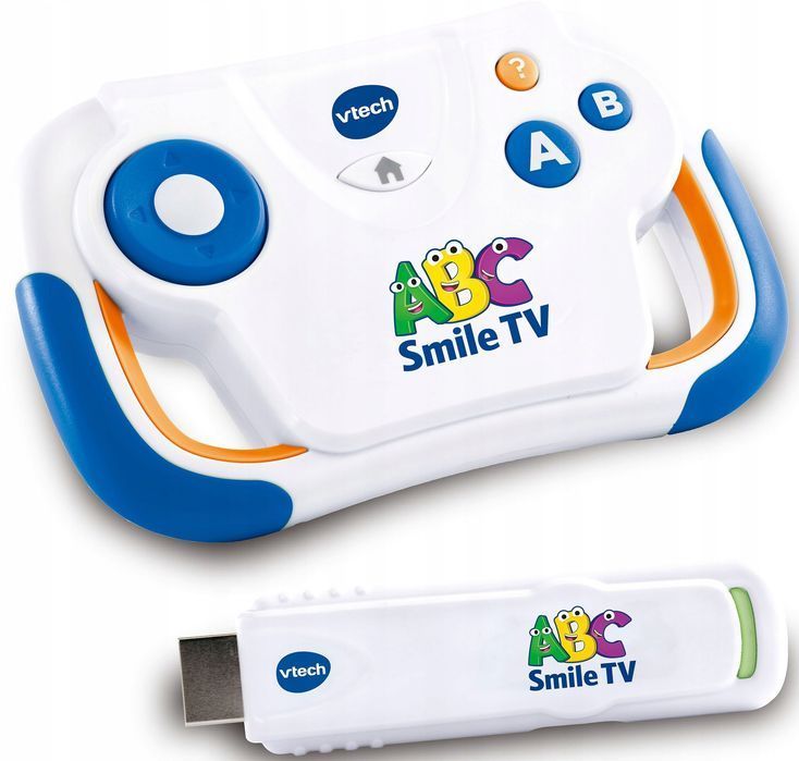 vtech abc smile tv moja pierwsza konsola do gier j. francuski opis