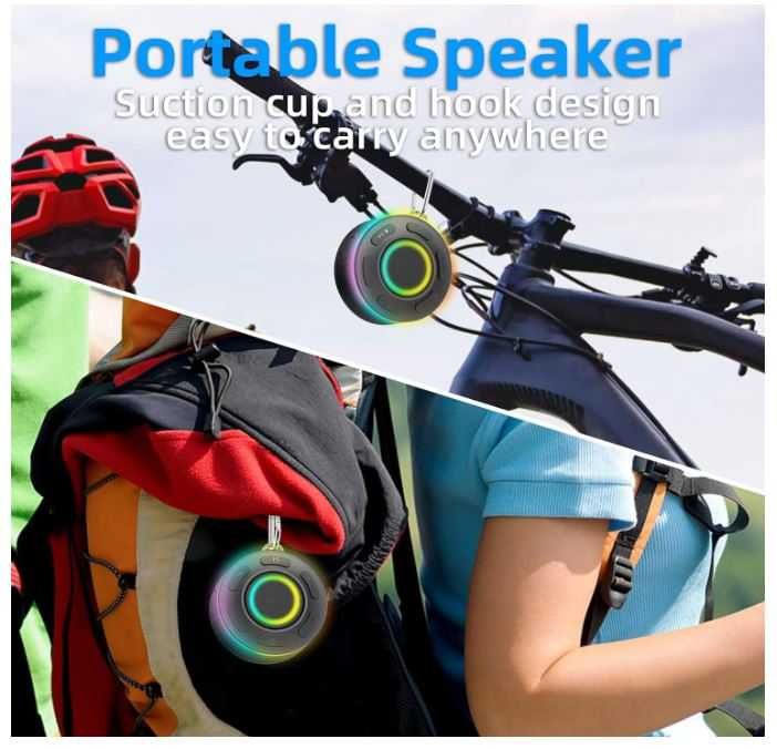 Bezprzewodowy, wodoodporny głośnik Bluetooth, głośnik pod prysznic