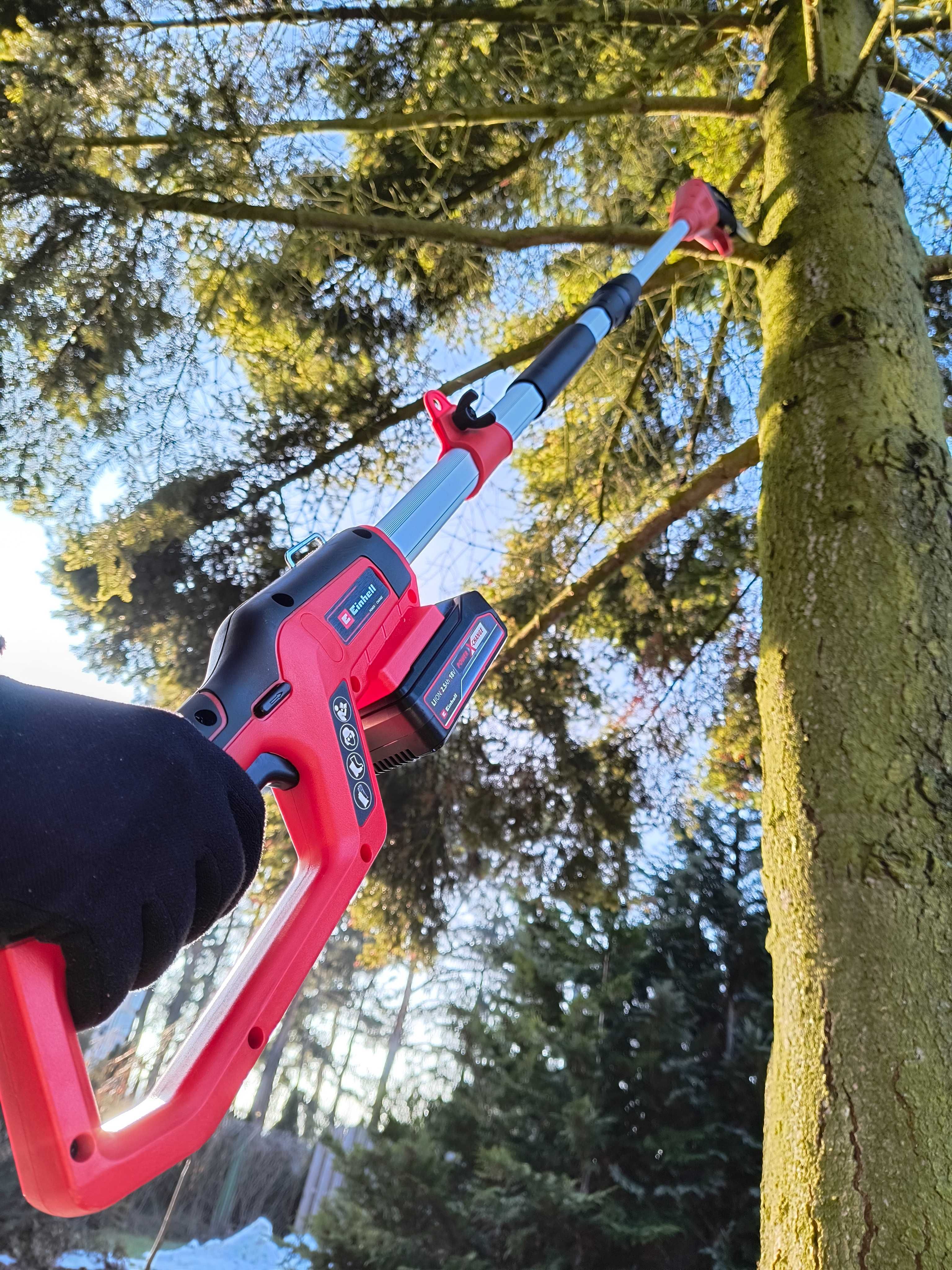 piła na wysięgniku akumulatorowa, do gałęzi Einhell GC-LC 18/20 Li T-