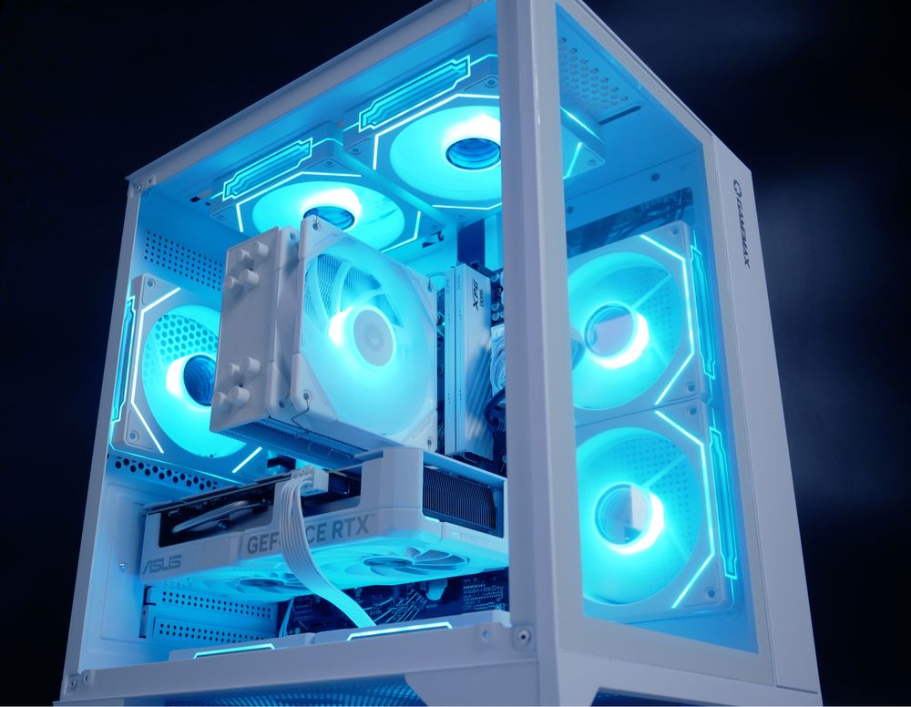 Білий Ігровий ПК RTX 5060 + Ryzen 5 7400F