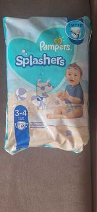 Pampers splashers 3-4 6-11kg. 12 szt w opakowaniu.
#Pantsy basenowe,