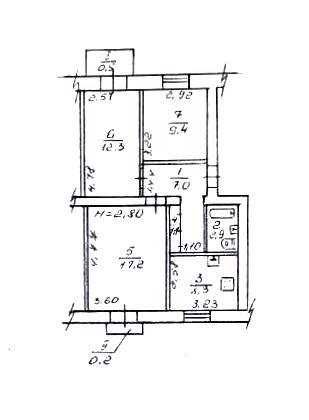 Продам 3х ком квартиру в районе пр. И. Мазепы (ул. Новоорловская)