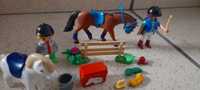 Lote playmobil cavalo hipismo