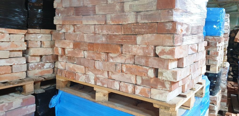 Cegła rozbiórkowa, cała cegła, stara cegła