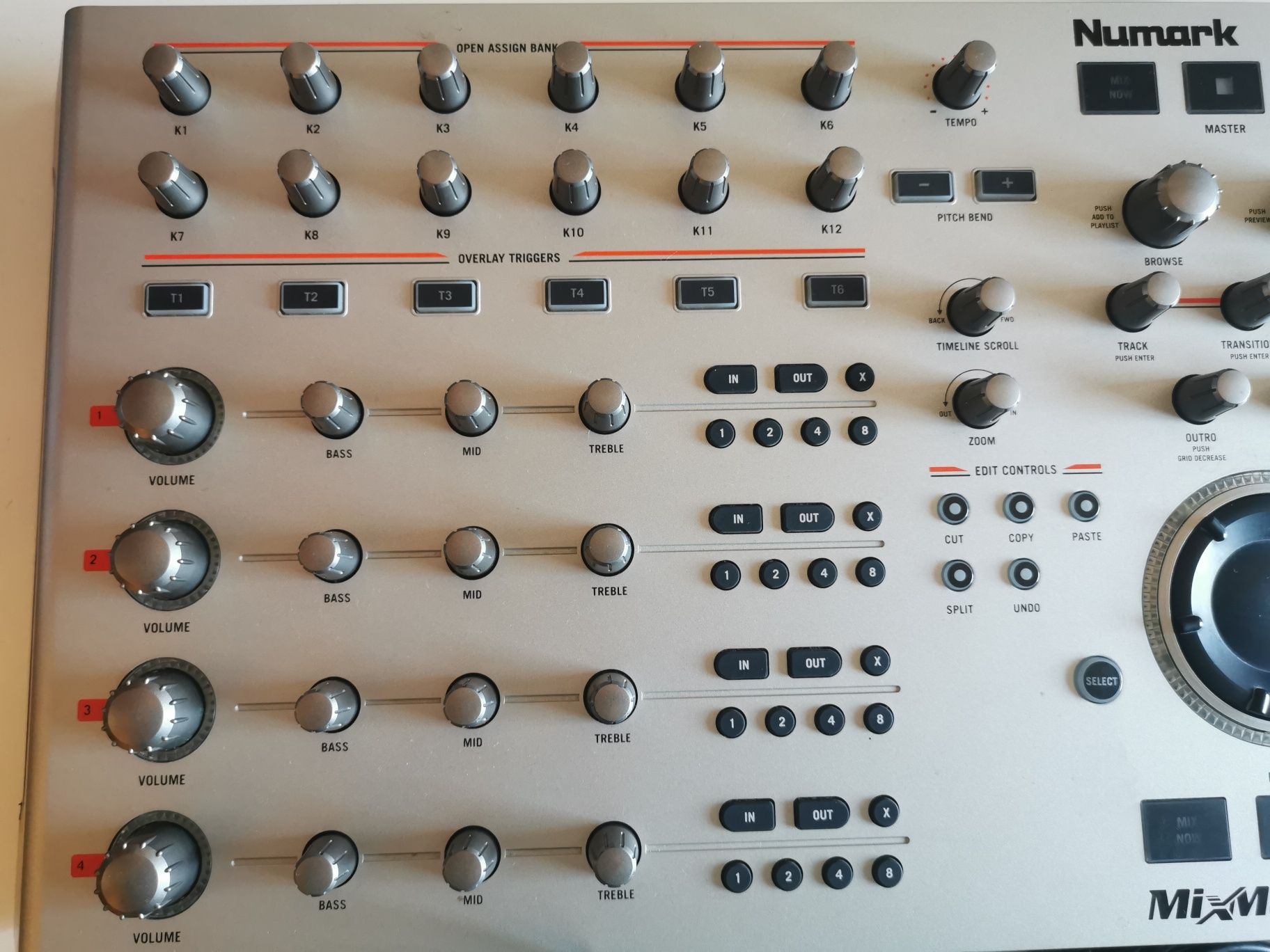 Controlador Numark para MixMeister