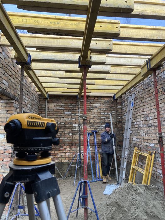 Монолитное перекрытие. Опалубка (монтаж/аренда), бетонные работы.