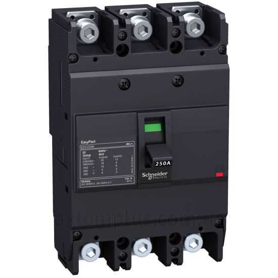 Автомат. выключатель Schneider Electric EZC250N 3P3T 25кА 250A