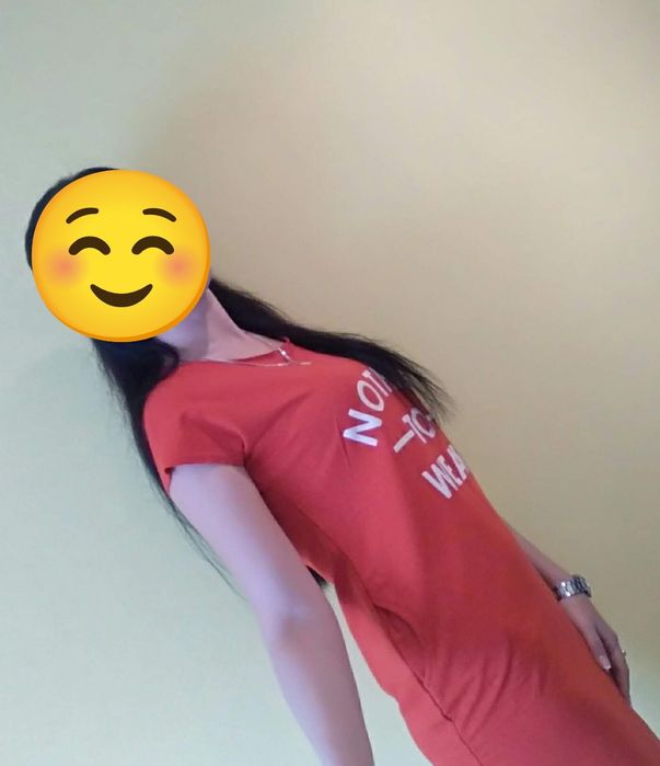 Червоне повсякденне плаття