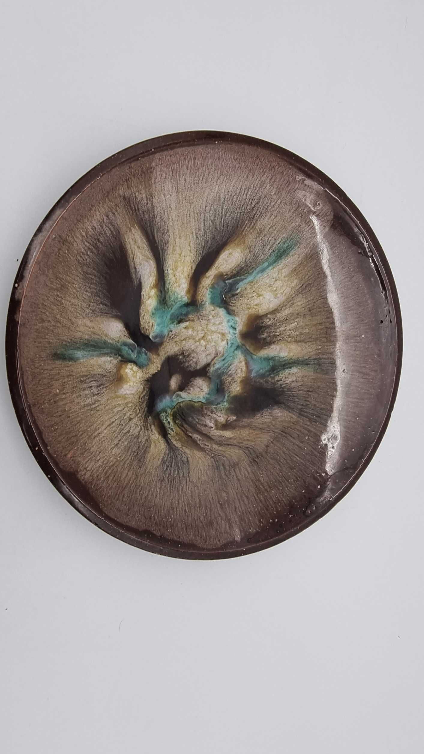 Patera Talerz Trzaska Przyjaźń Włocławek Cepelia New Lokk Design PRL