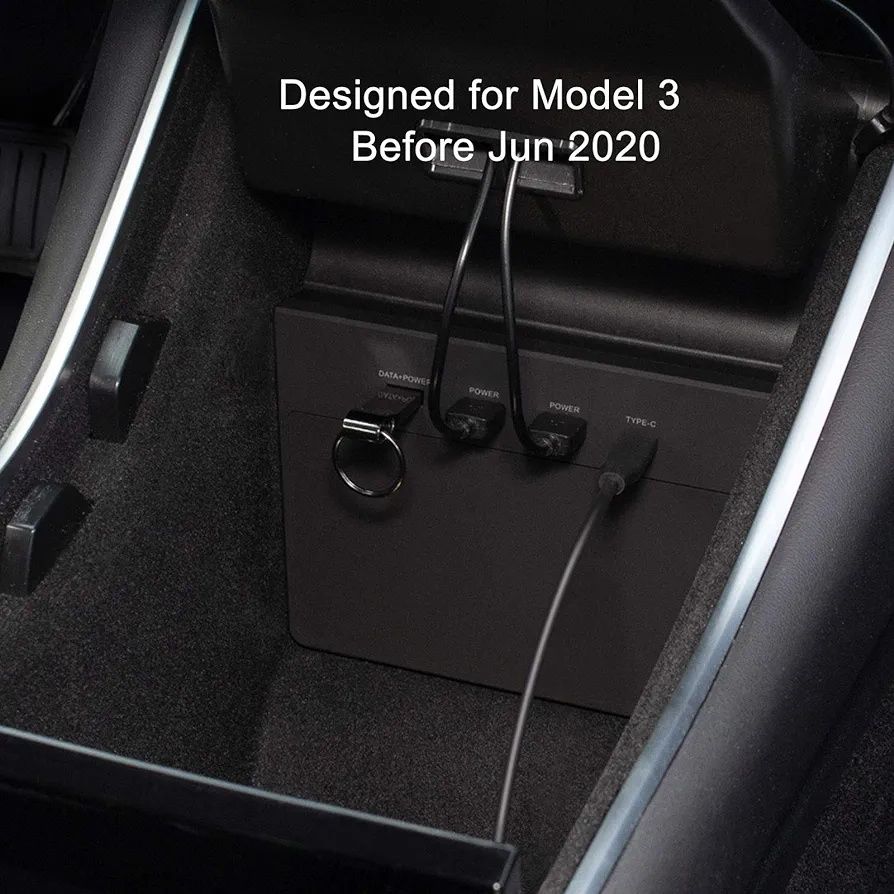 Porty 5W1 Koncentratora USB Taptes Dla Modelu Tesla 3