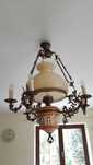 Retro lampa zyrandol vintage antyk