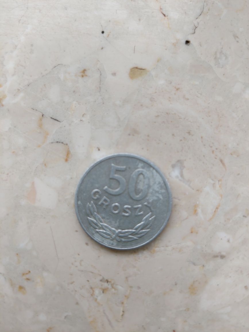 Moneta 50 gr z 1986 roku