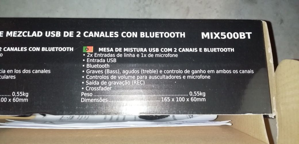 Mesa de Mistura DJ Mp3 Bluetooth - IBIZA