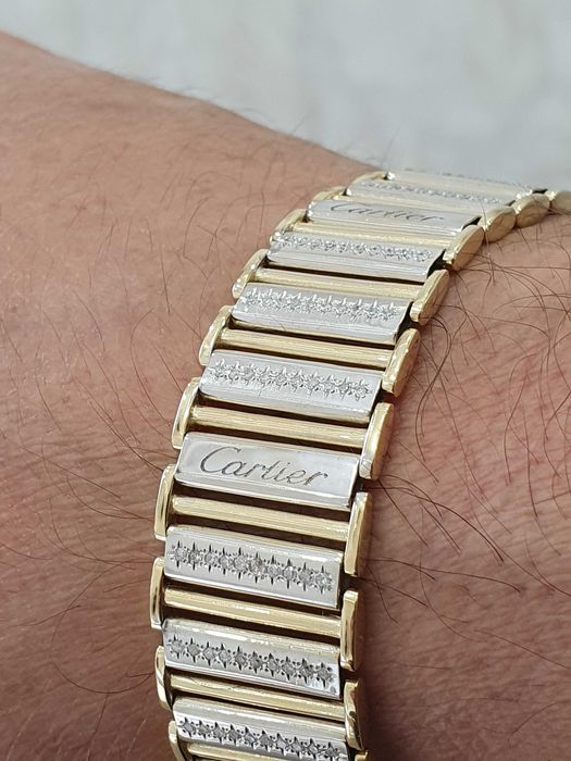 EKSKLUZYWNĄ BRANSOLETA Z Diamentamy-211szt.- Z 14 Karatowego ZŁOTA 585