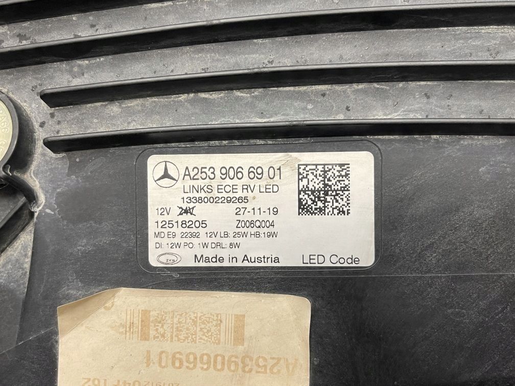 LAMPA PRZEDNIA LEWA MERCEDES GLC A253 LIFT LED HIGH PERFORMANCE A2539066901