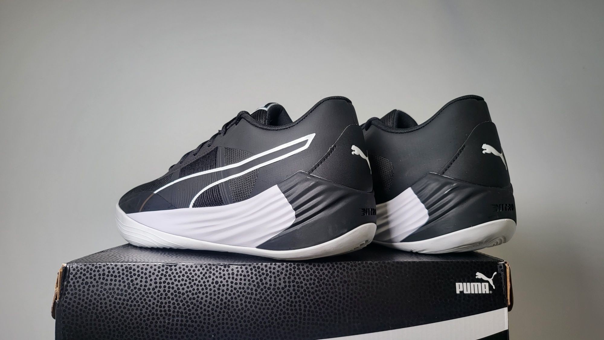 Buty Puma Fusion Nitro Team r 44.5 męskie sportowe ORYGINALNE