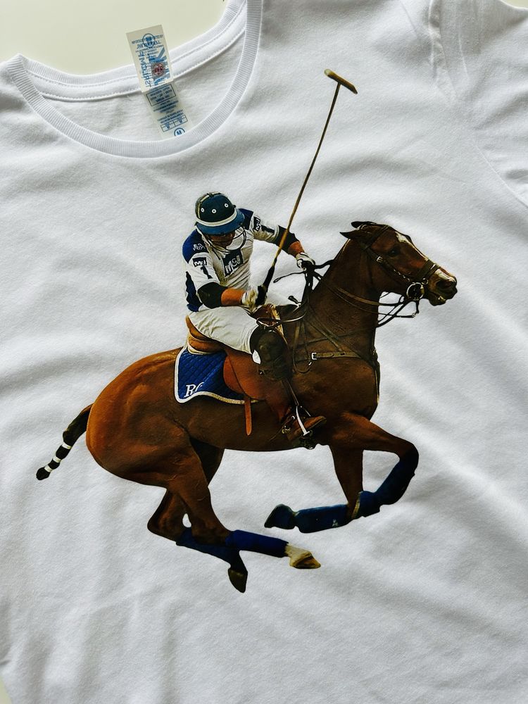 Футболка жіноча біла Polo Ralph Lauren