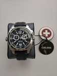 golana aero pro ae400-1 zegarek męski swiss made chrnograf bezel steel