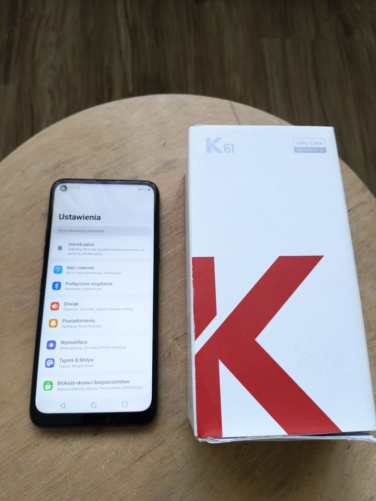 Telefon LG K61,kolor Titan