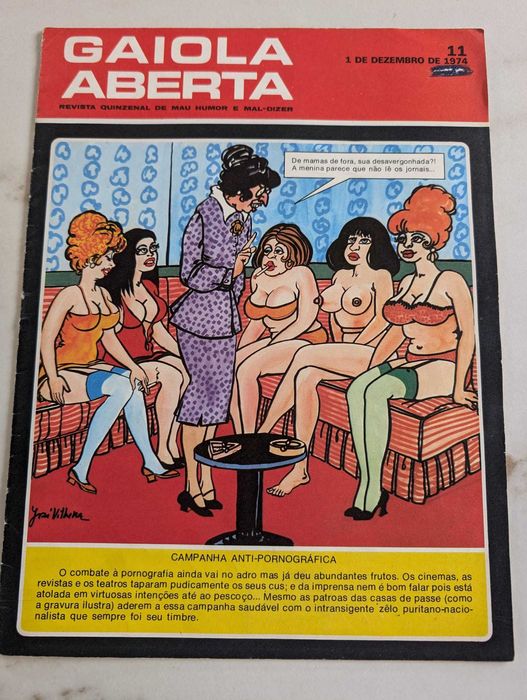 Revistas Fala Barato e Revistas Gaiola Aberta de José Vilhena