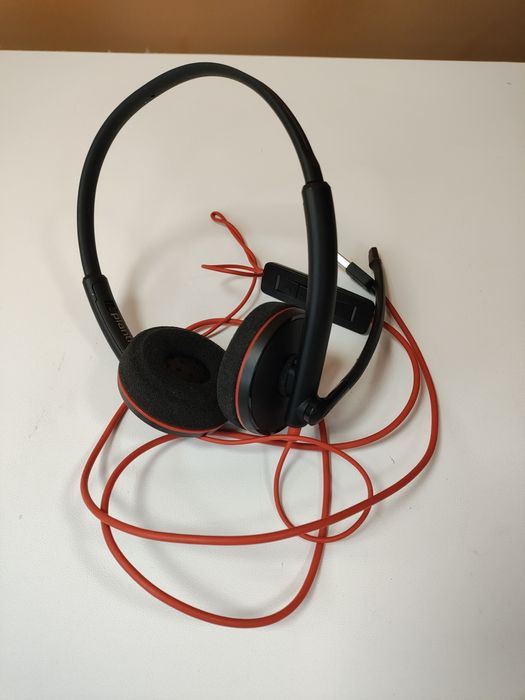Słuchawki plantronics z mikrofonem